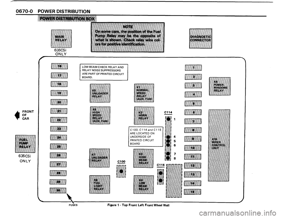 BMW 635csi 1988 E24 Electrical Troubleshooting Manual 