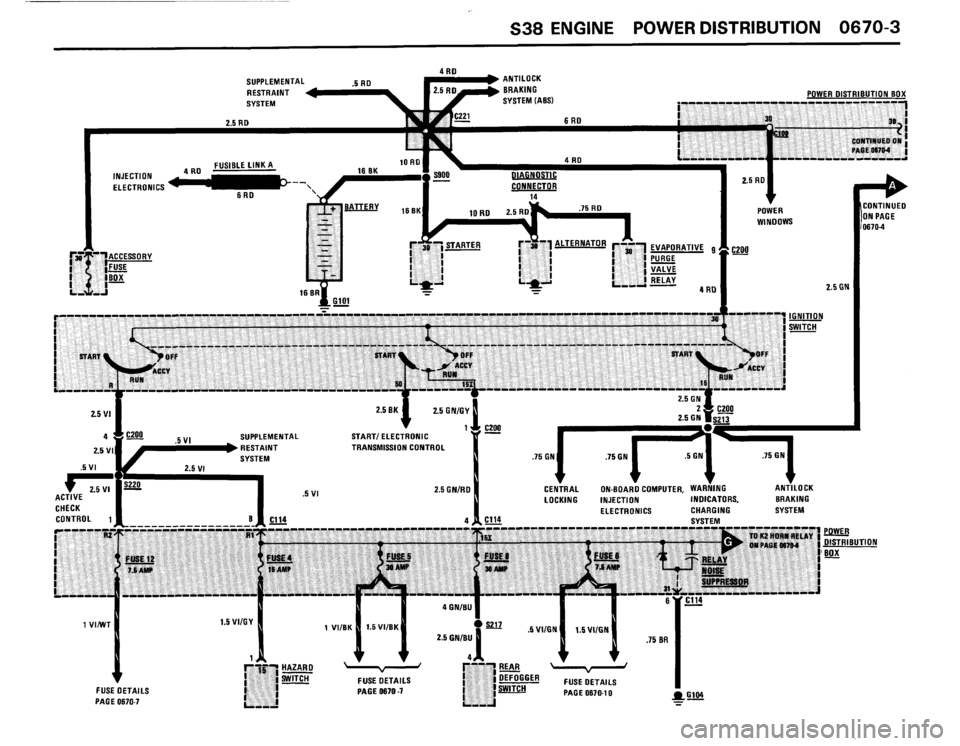 BMW 635csi 1988 E24 Electrical Troubleshooting Manual 