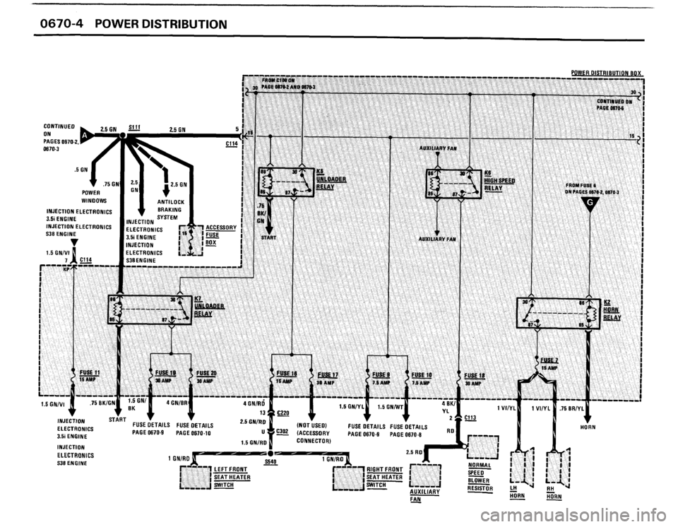 BMW 635csi 1988 E24 Electrical Troubleshooting Manual 