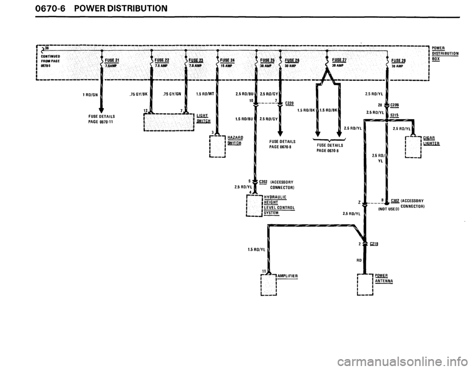 BMW 635csi 1988 E24 Electrical Troubleshooting Manual 