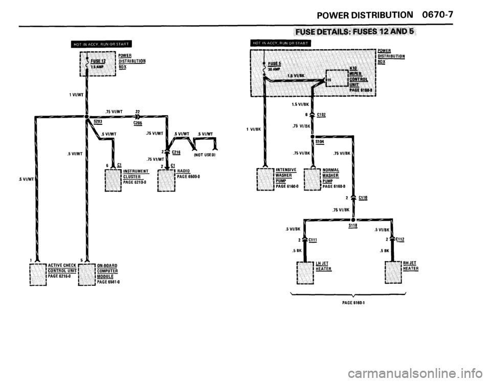 BMW 635csi 1988 E24 Electrical Troubleshooting Manual 