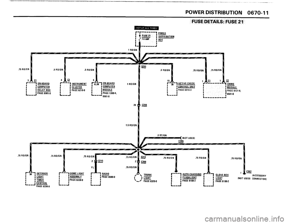 BMW 635csi 1988 E24 Electrical Troubleshooting Manual 