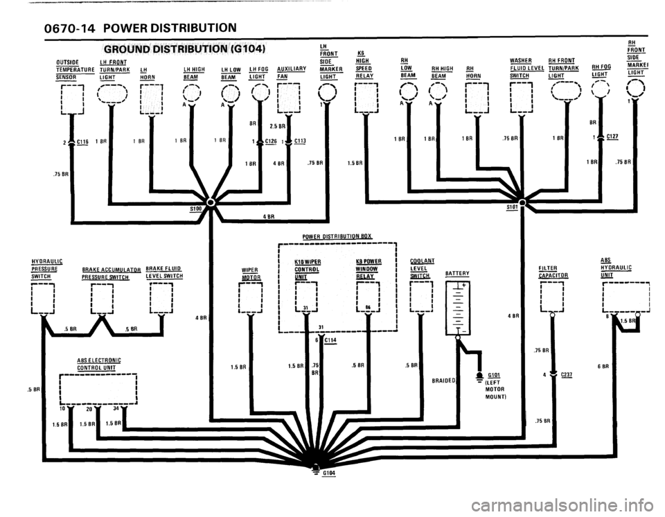 BMW 635csi 1988 E24 Electrical Troubleshooting Manual 