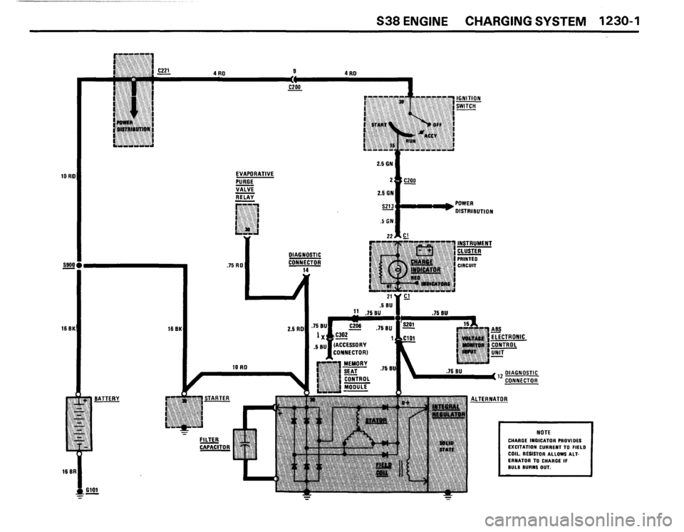 BMW 635csi 1988 E24 Electrical Troubleshooting Manual 