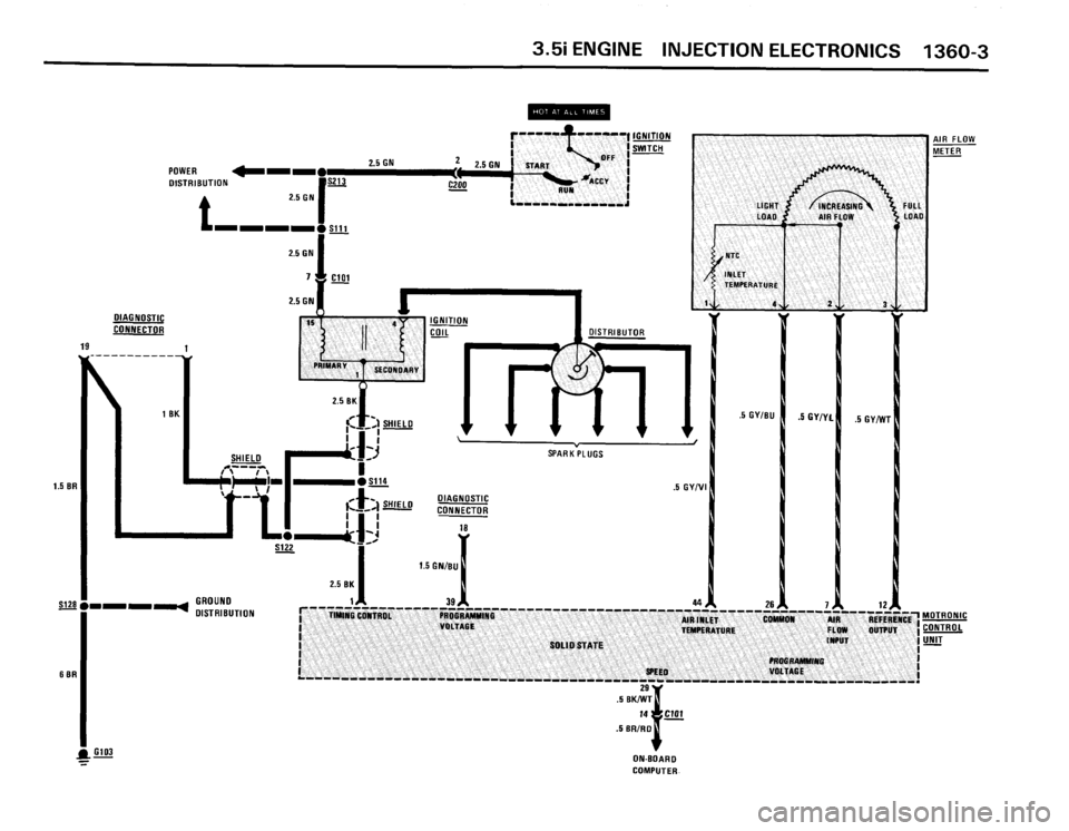 BMW 635csi 1988 E24 Electrical Troubleshooting Manual 