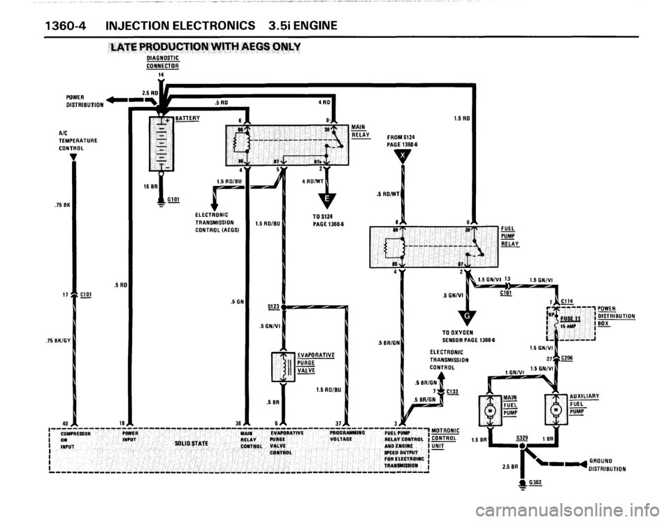 BMW 635csi 1988 E24 Electrical Troubleshooting Manual 