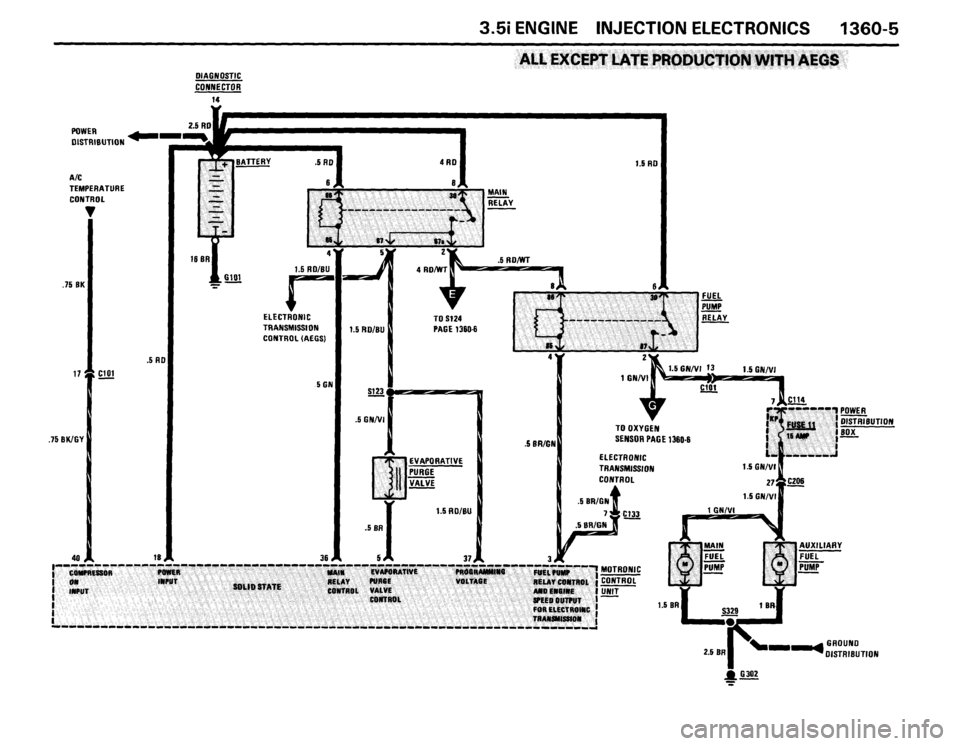 BMW 635csi 1988 E24 Electrical Troubleshooting Manual 