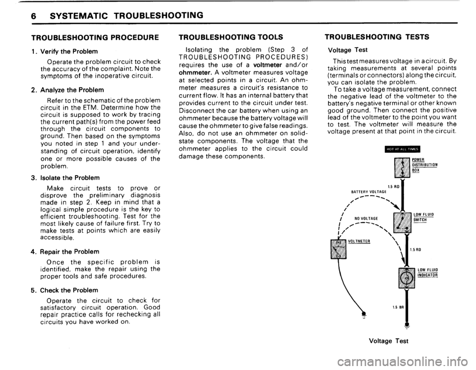 BMW 635csi 1988 E24 Electrical Troubleshooting Manual 