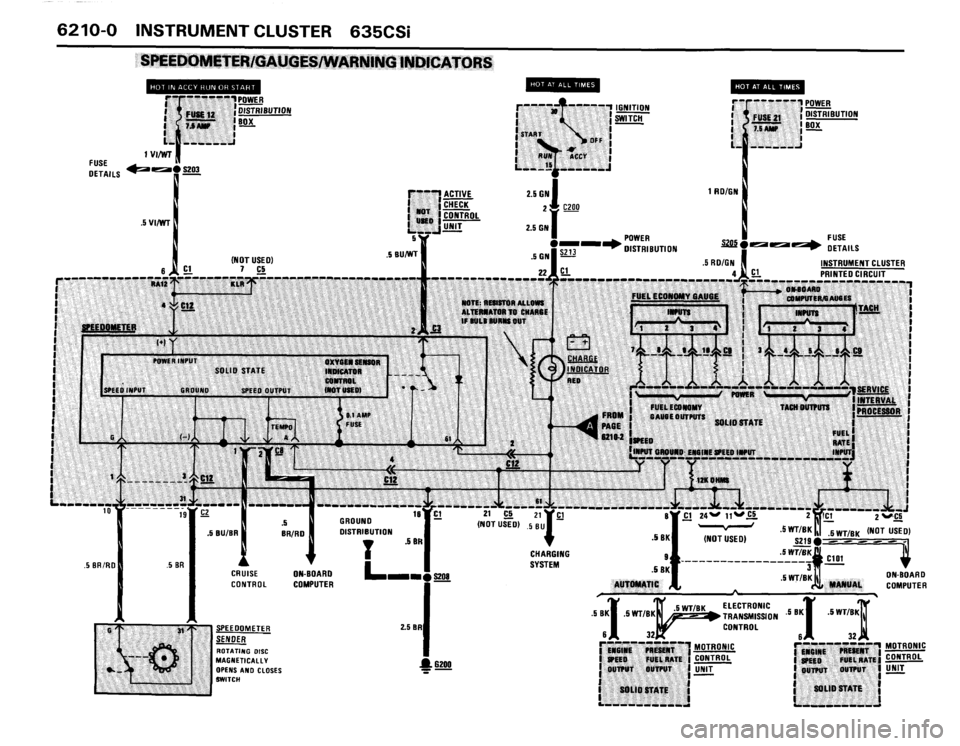 BMW 635csi 1988 E24 Electrical Troubleshooting Manual BMW 635csi 1988 E24 Electrical Troubleshooting Manual