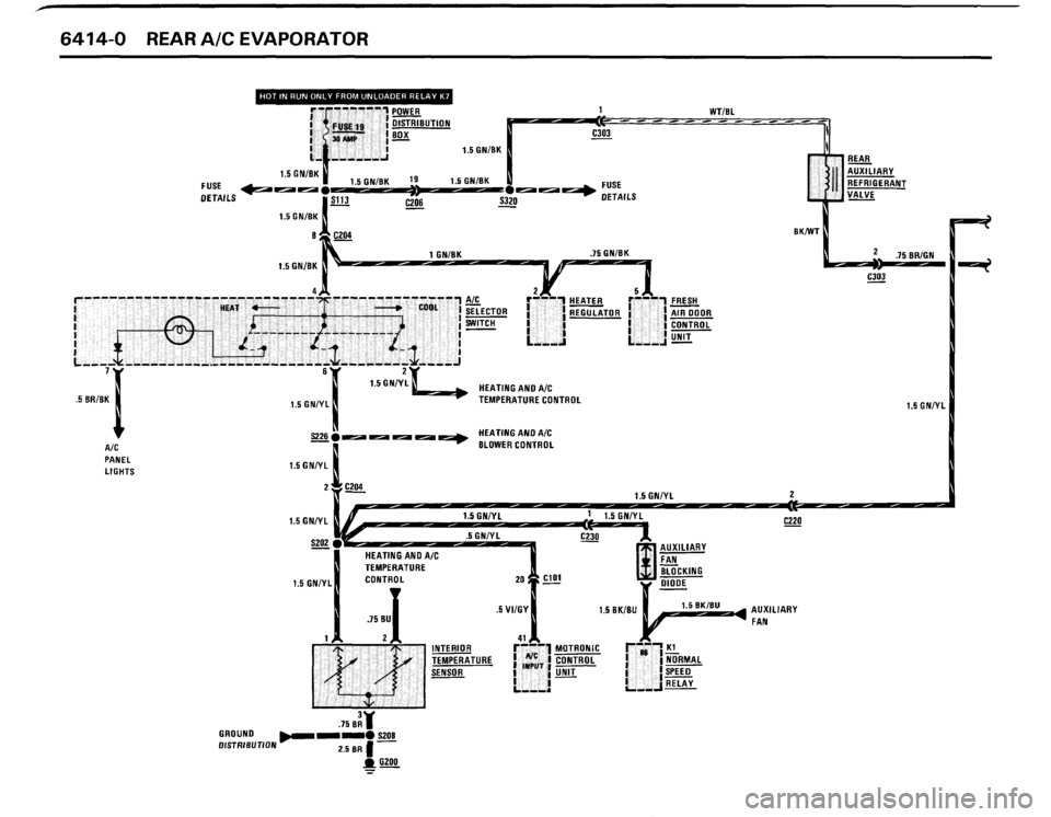 BMW 635csi 1989 E24 Electrical Troubleshooting Manual 