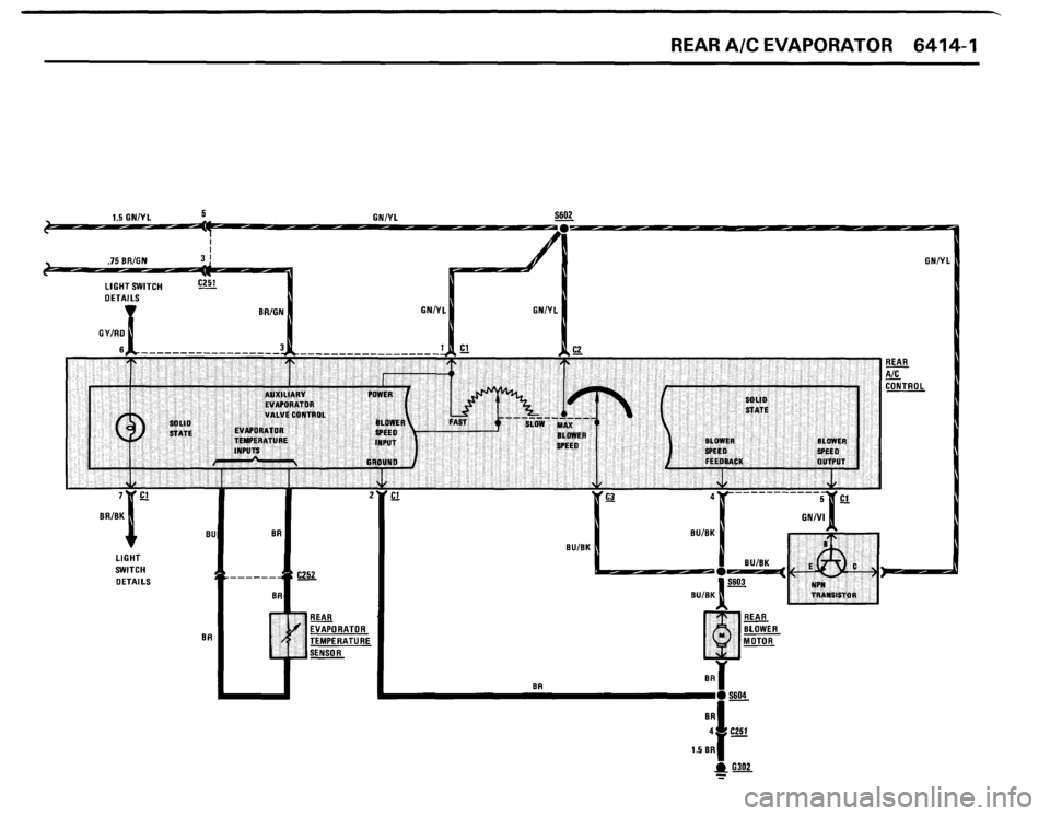 BMW 635csi 1989 E24 Electrical Troubleshooting Manual 