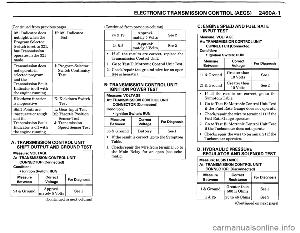 BMW 635csi 1989 E24 Electrical Troubleshooting Manual 
