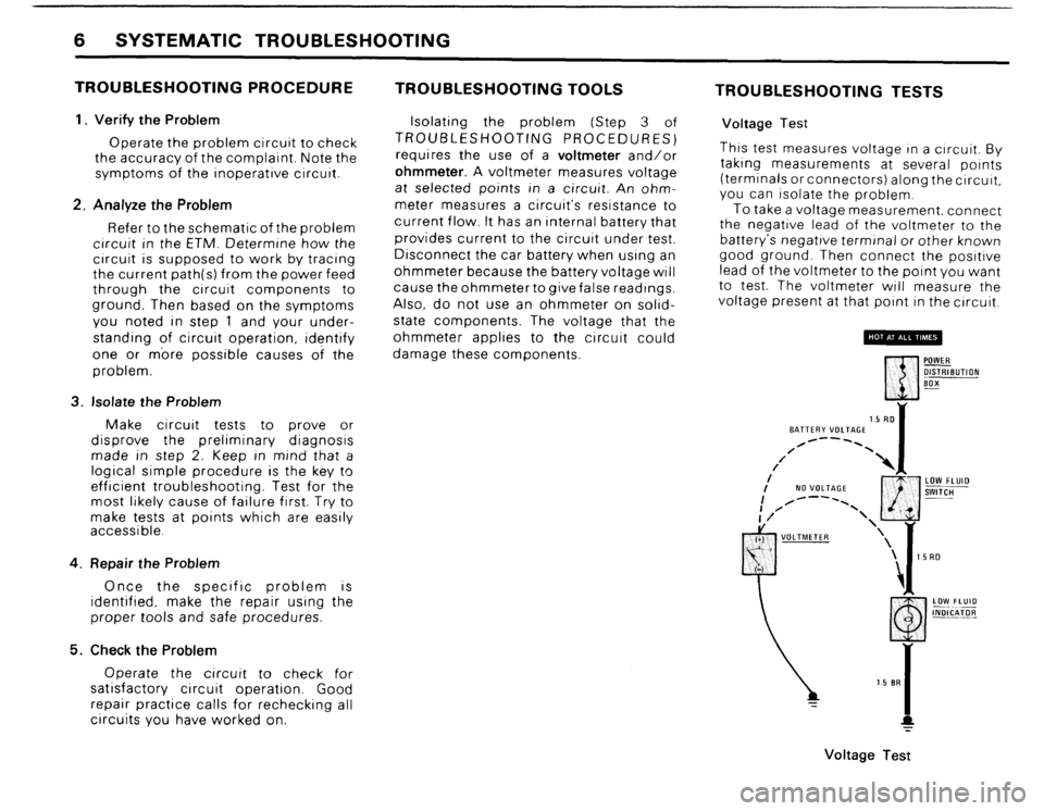 BMW 533i 1982 E28 Electrical Troubleshooting Manual 