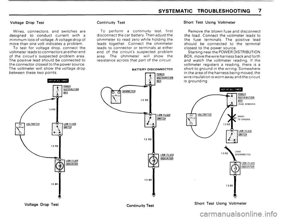 BMW 533i 1982 E28 Electrical Troubleshooting Manual 