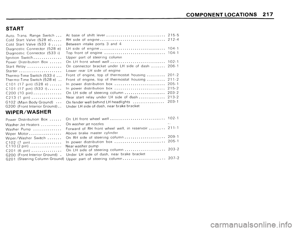 BMW 528e 1984 E28 Electrical Troubleshooting Manual 