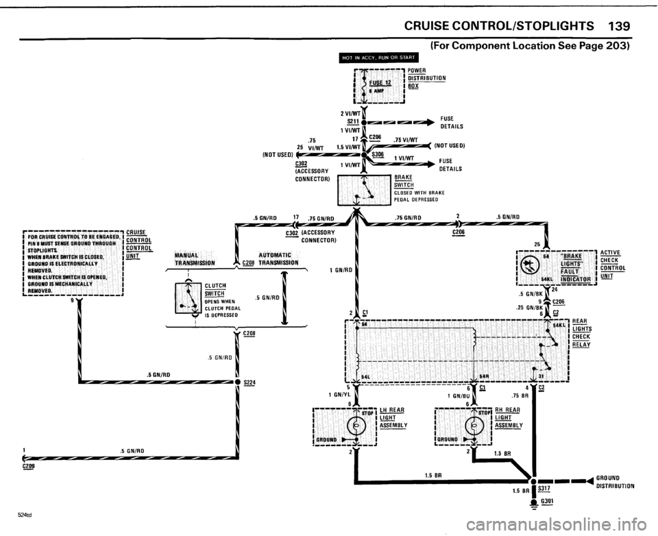 BMW 524TD 1985 E28 Electrical Troubleshooting Manual BMW 524TD 1985 E28 Electrical Troubleshooting Manual