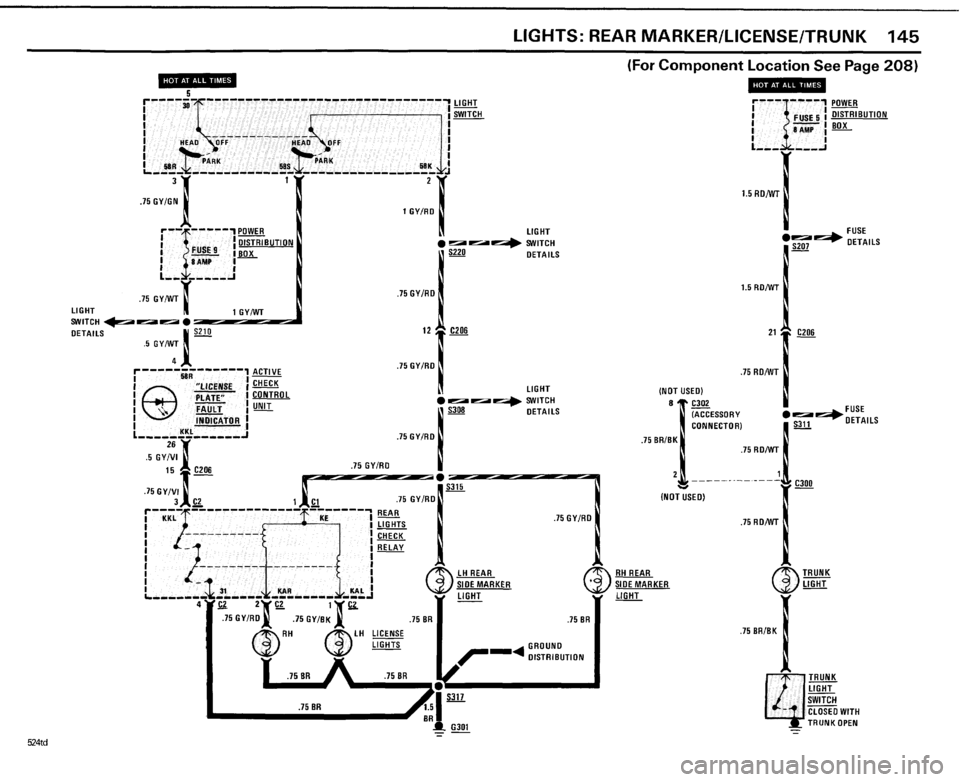 BMW 524TD 1985 E28 Electrical Troubleshooting Manual BMW 524TD 1985 E28 Electrical Troubleshooting Manual