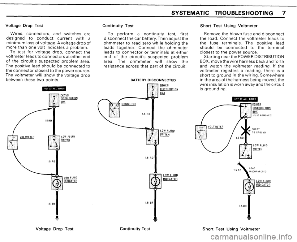 BMW 524TD 1985 E28 Electrical Troubleshooting Manual 