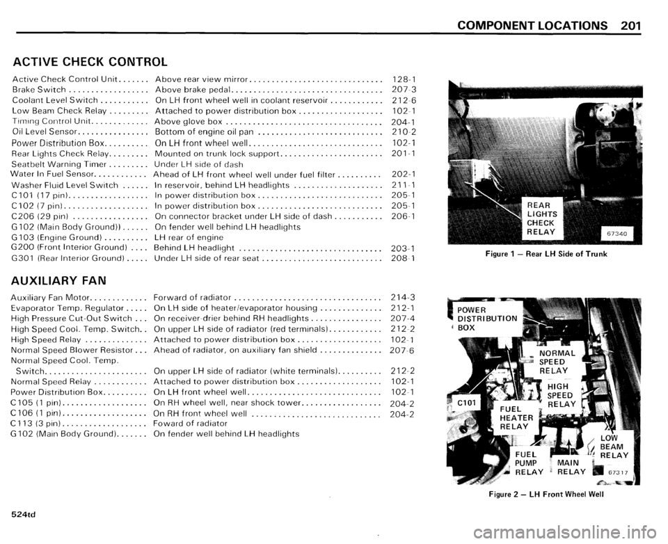 BMW 524TD 1985 E28 Electrical Troubleshooting Manual BMW 524TD 1985 E28 Electrical Troubleshooting Manual