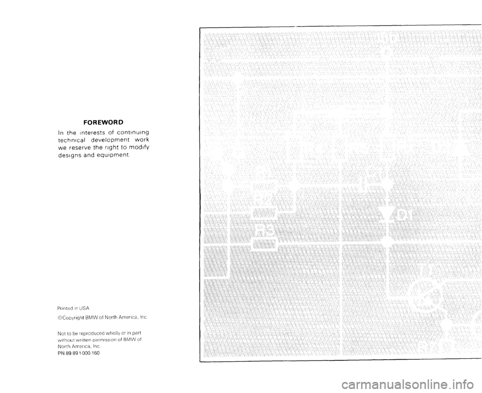 BMW 528e 1985 E28 Electrical Troubleshooting Manual 