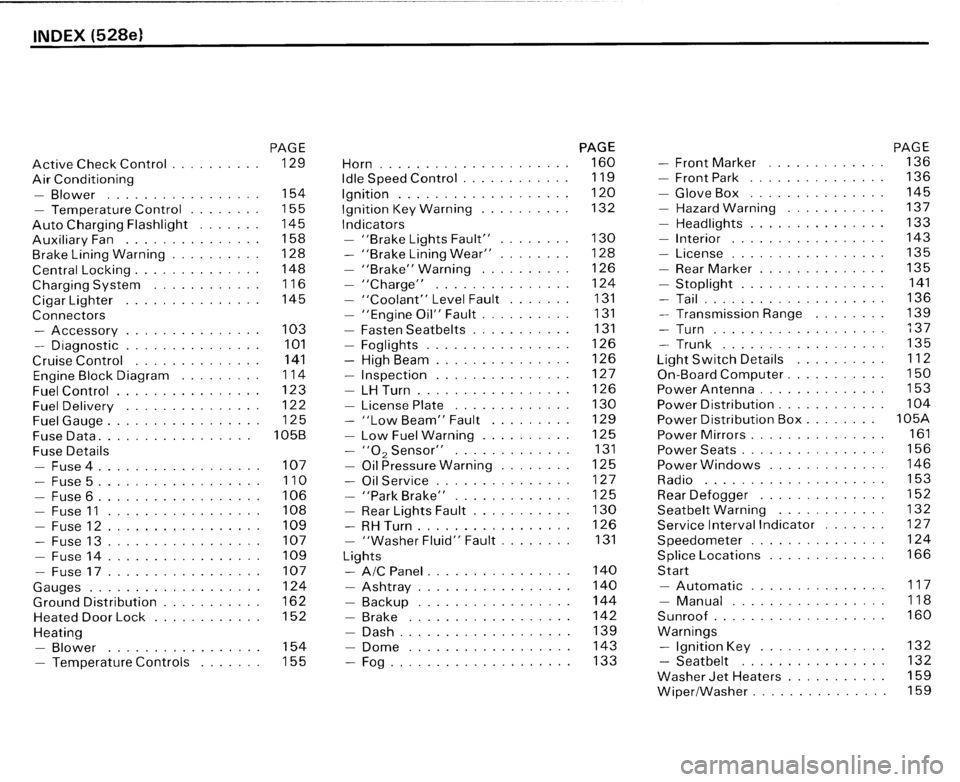 BMW 528e 1985 E28 Electrical Troubleshooting Manual BMW 528e 1985 E28 Electrical Troubleshooting Manual