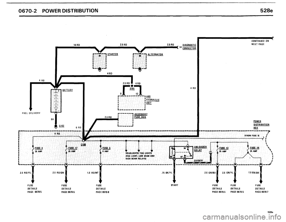 BMW 528e 1986 E28 Electrical Troubleshooting Manual 