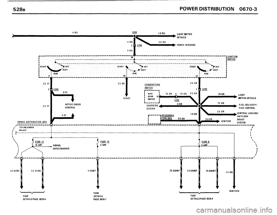 BMW 528e 1986 E28 Electrical Troubleshooting Manual 