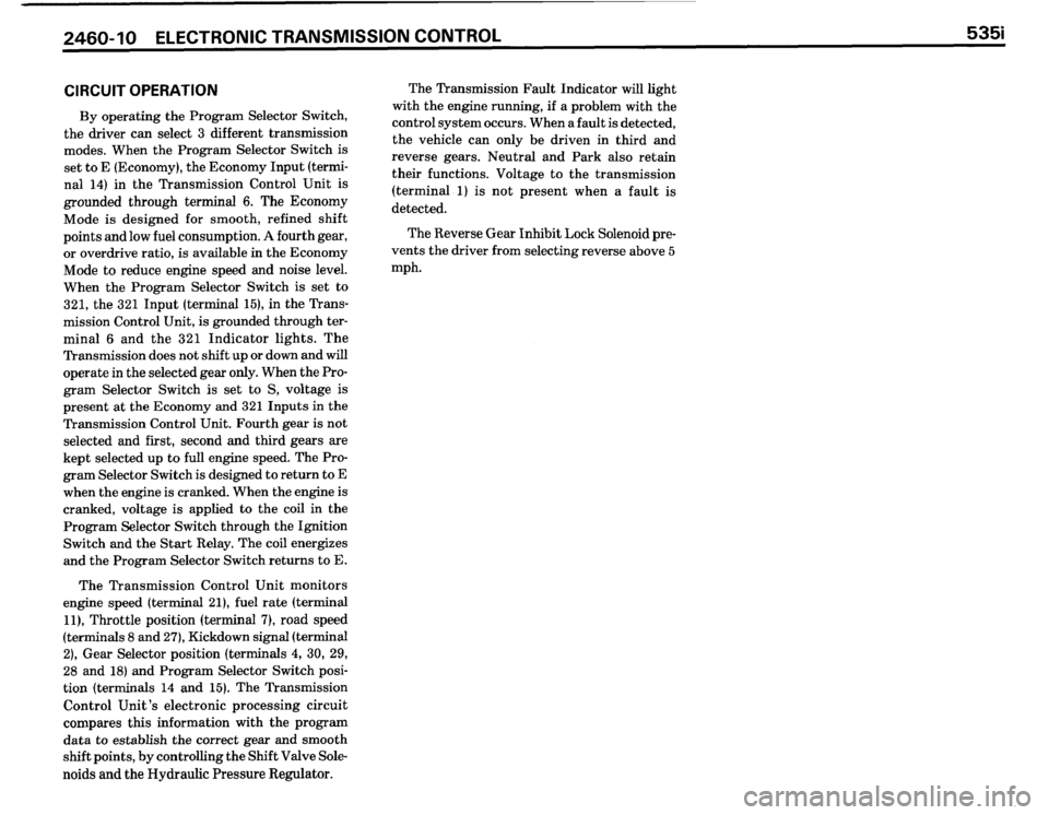 BMW 535i 1986 E28 Electrical Troubleshooting Manual BMW 535i 1986 E28 Electrical Troubleshooting Manual