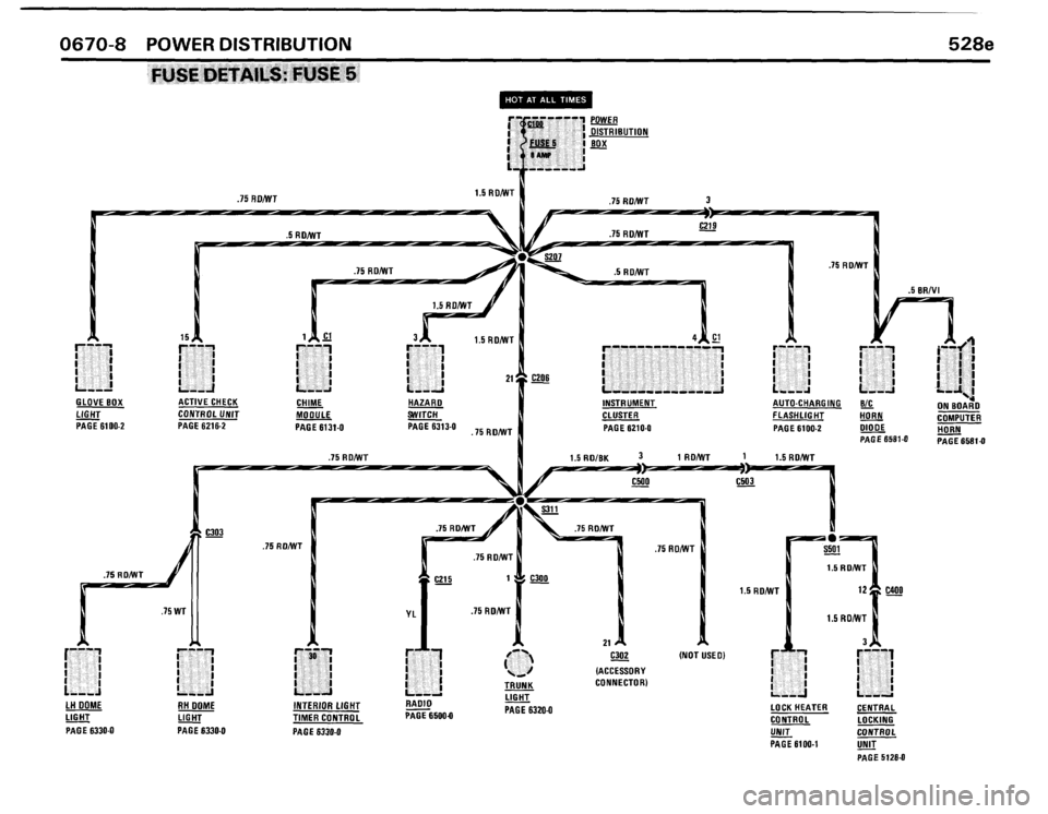 BMW 528e 1986 E28 Electrical Troubleshooting Manual 