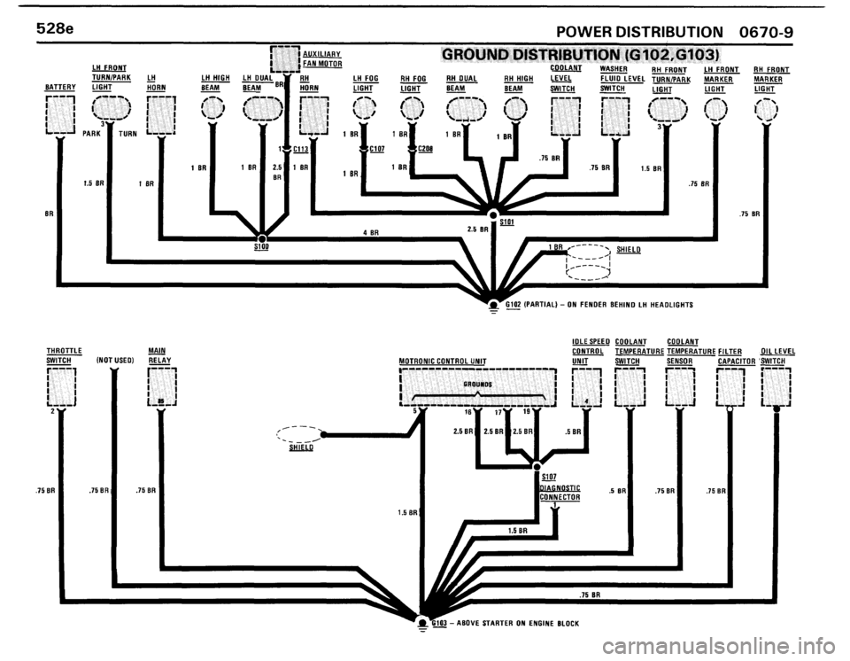 BMW 528e 1986 E28 Electrical Troubleshooting Manual 