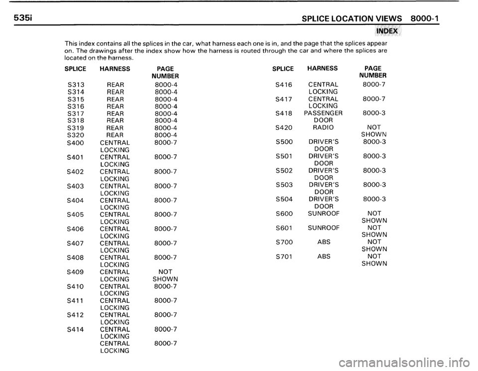 BMW 535i 1986 E28 Electrical Troubleshooting Manual BMW 535i 1986 E28 Electrical Troubleshooting Manual