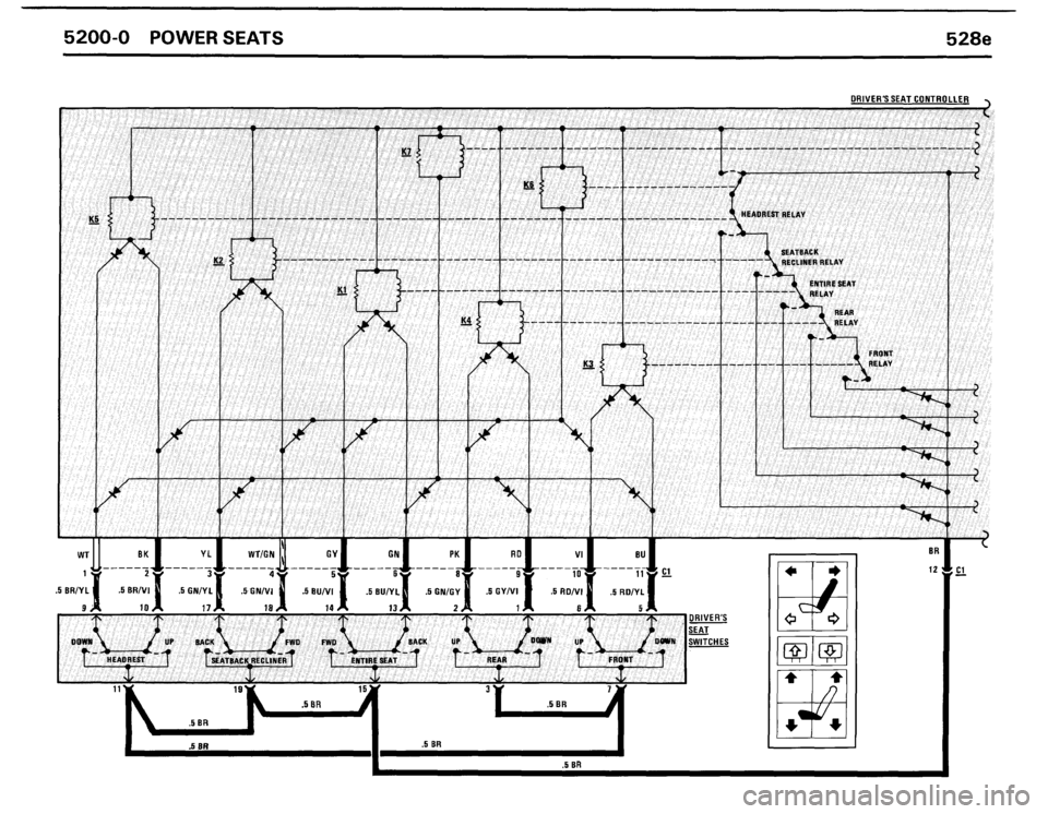 BMW 528e 1986 E28 Electrical Troubleshooting Manual 