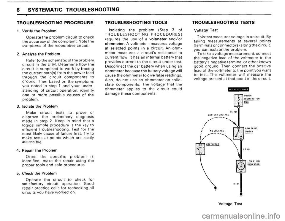 BMW 535i 1986 E28 Electrical Troubleshooting Manual 