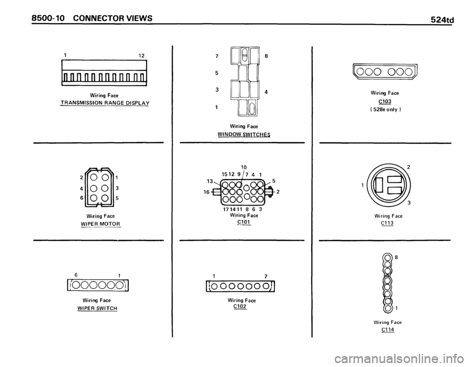 BMW 524TD 1986 E28 Electrical Troubleshooting Manual BMW 524TD 1986 E28 Electrical Troubleshooting Manual