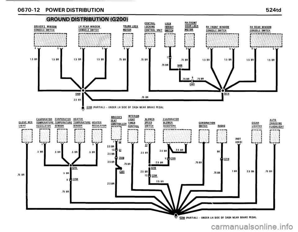 BMW 524TD 1986 E28 Electrical Troubleshooting Manual BMW 524TD 1986 E28 Electrical Troubleshooting Manual
