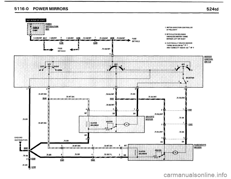 BMW 524TD 1986 E28 Electrical Troubleshooting Manual BMW 524TD 1986 E28 Electrical Troubleshooting Manual