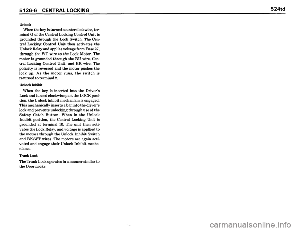 BMW 524TD 1986 E28 Electrical Troubleshooting Manual BMW 524TD 1986 E28 Electrical Troubleshooting Manual