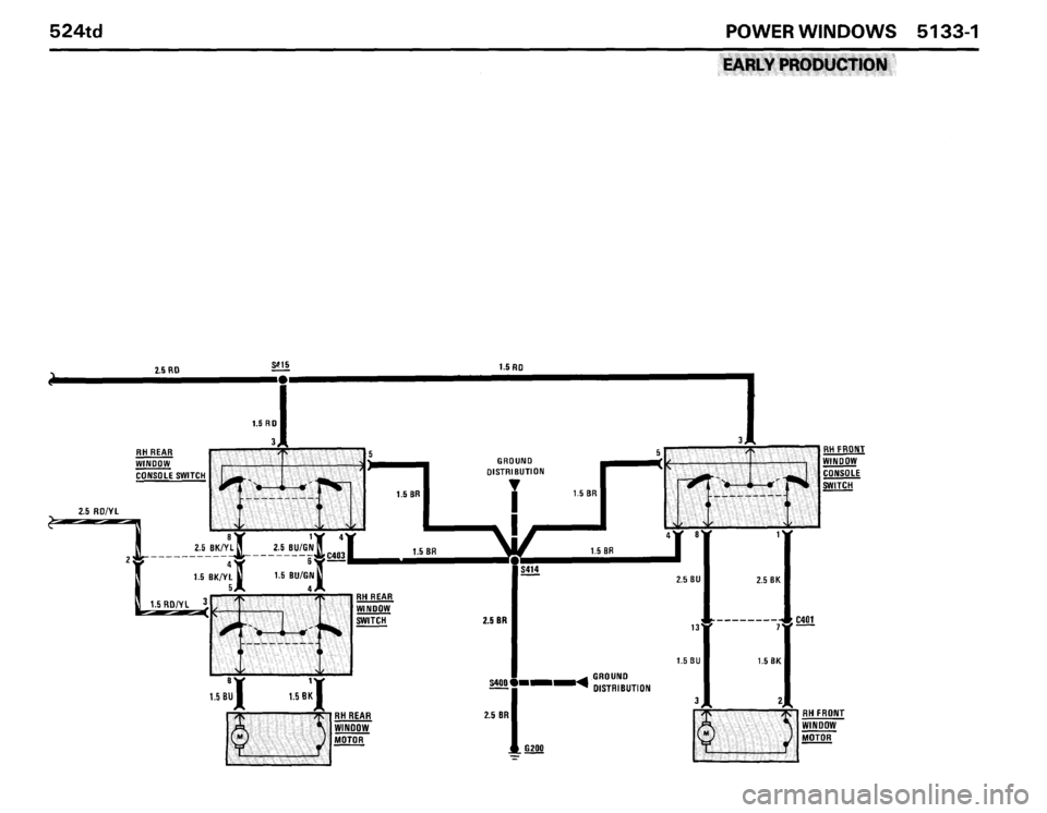 BMW 524TD 1986 E28 Electrical Troubleshooting Manual BMW 524TD 1986 E28 Electrical Troubleshooting Manual