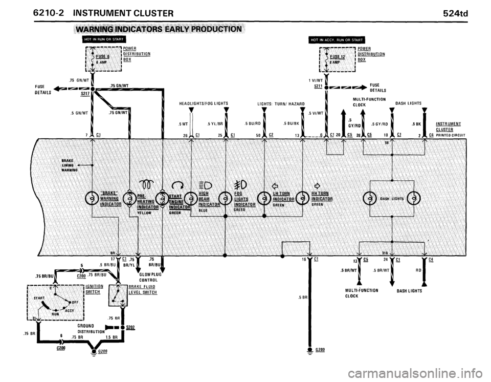 BMW 524TD 1986 E28 Electrical Troubleshooting Manual BMW 524TD 1986 E28 Electrical Troubleshooting Manual