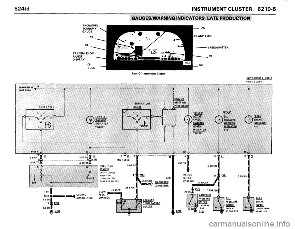BMW 524TD 1986 E28 Electrical Troubleshooting Manual BMW 524TD 1986 E28 Electrical Troubleshooting Manual