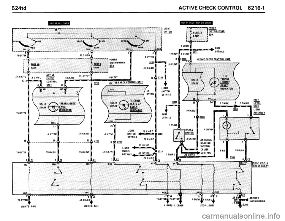 BMW 524TD 1986 E28 Electrical Troubleshooting Manual BMW 524TD 1986 E28 Electrical Troubleshooting Manual