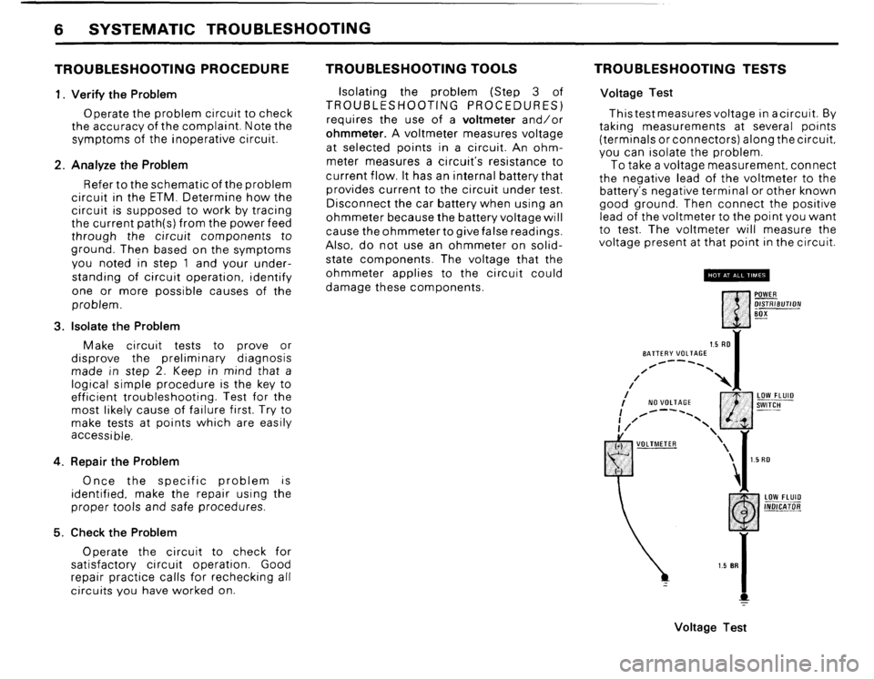 BMW 524TD 1986 E28 Electrical Troubleshooting Manual 