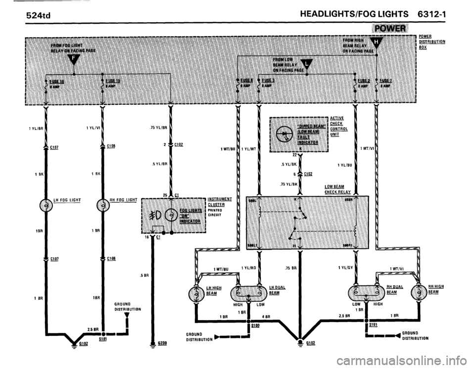 BMW 524TD 1986 E28 Electrical Troubleshooting Manual BMW 524TD 1986 E28 Electrical Troubleshooting Manual