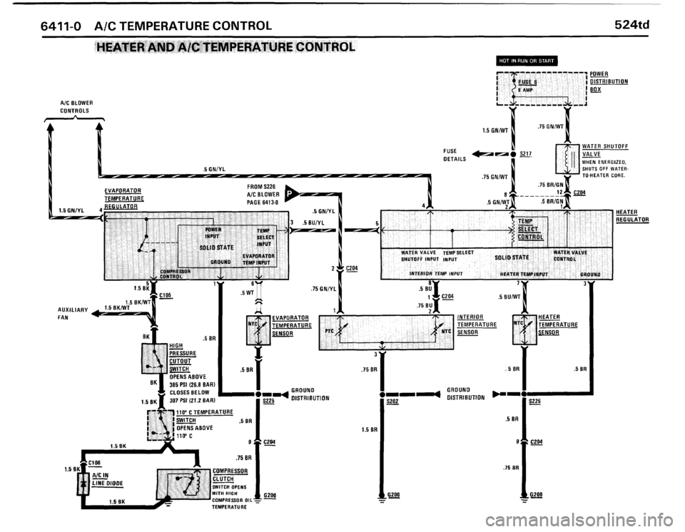 BMW 524TD 1986 E28 Electrical Troubleshooting Manual BMW 524TD 1986 E28 Electrical Troubleshooting Manual