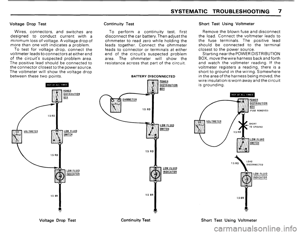 BMW 524TD 1986 E28 Electrical Troubleshooting Manual 