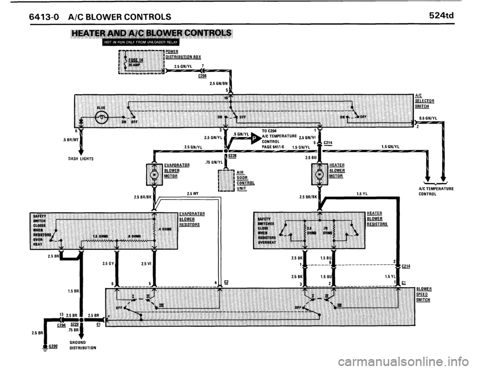 BMW 524TD 1986 E28 Electrical Troubleshooting Manual BMW 524TD 1986 E28 Electrical Troubleshooting Manual
