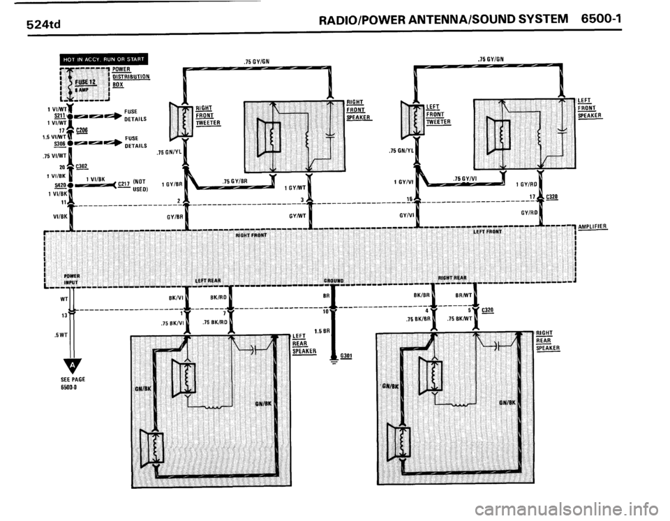 BMW 524TD 1986 E28 Electrical Troubleshooting Manual BMW 524TD 1986 E28 Electrical Troubleshooting Manual