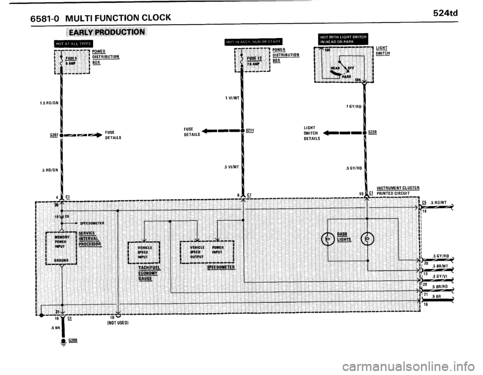 BMW 524TD 1986 E28 Electrical Troubleshooting Manual BMW 524TD 1986 E28 Electrical Troubleshooting Manual
