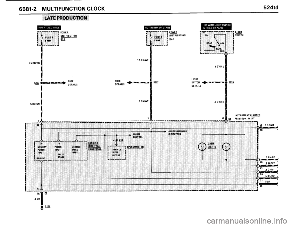 BMW 524TD 1986 E28 Electrical Troubleshooting Manual BMW 524TD 1986 E28 Electrical Troubleshooting Manual
