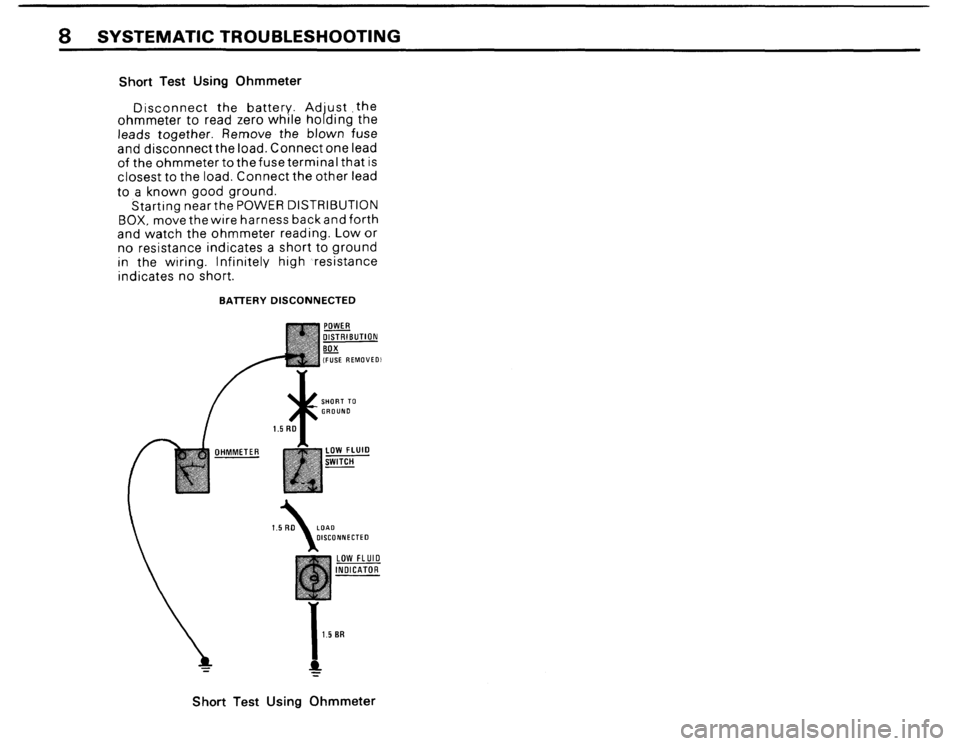 BMW 524TD 1986 E28 Electrical Troubleshooting Manual 